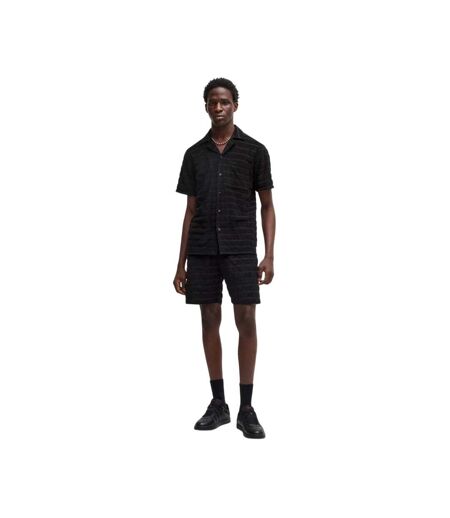 Short Décontracté Motif/style À Rayures Homme Noir Hugo