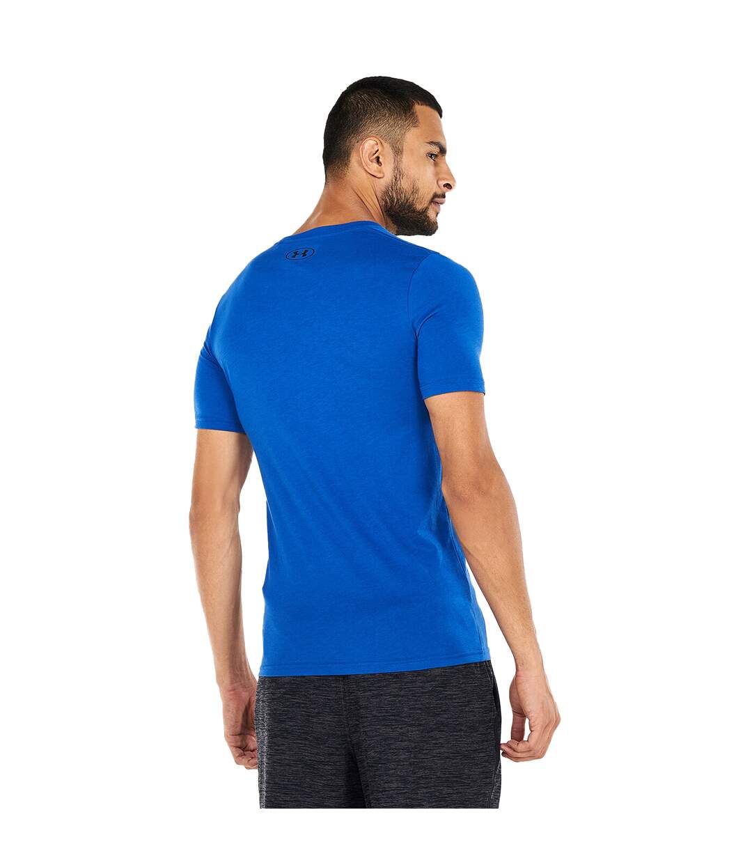 T-shirt Motif/style Logo Homme Bleu Under Armour-2