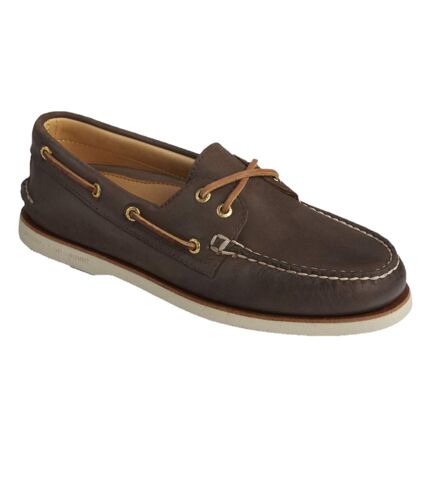 Sperry Mens Gold Cup Authentic Original Leather Boat Shoes (Brown) - UTFS7554
