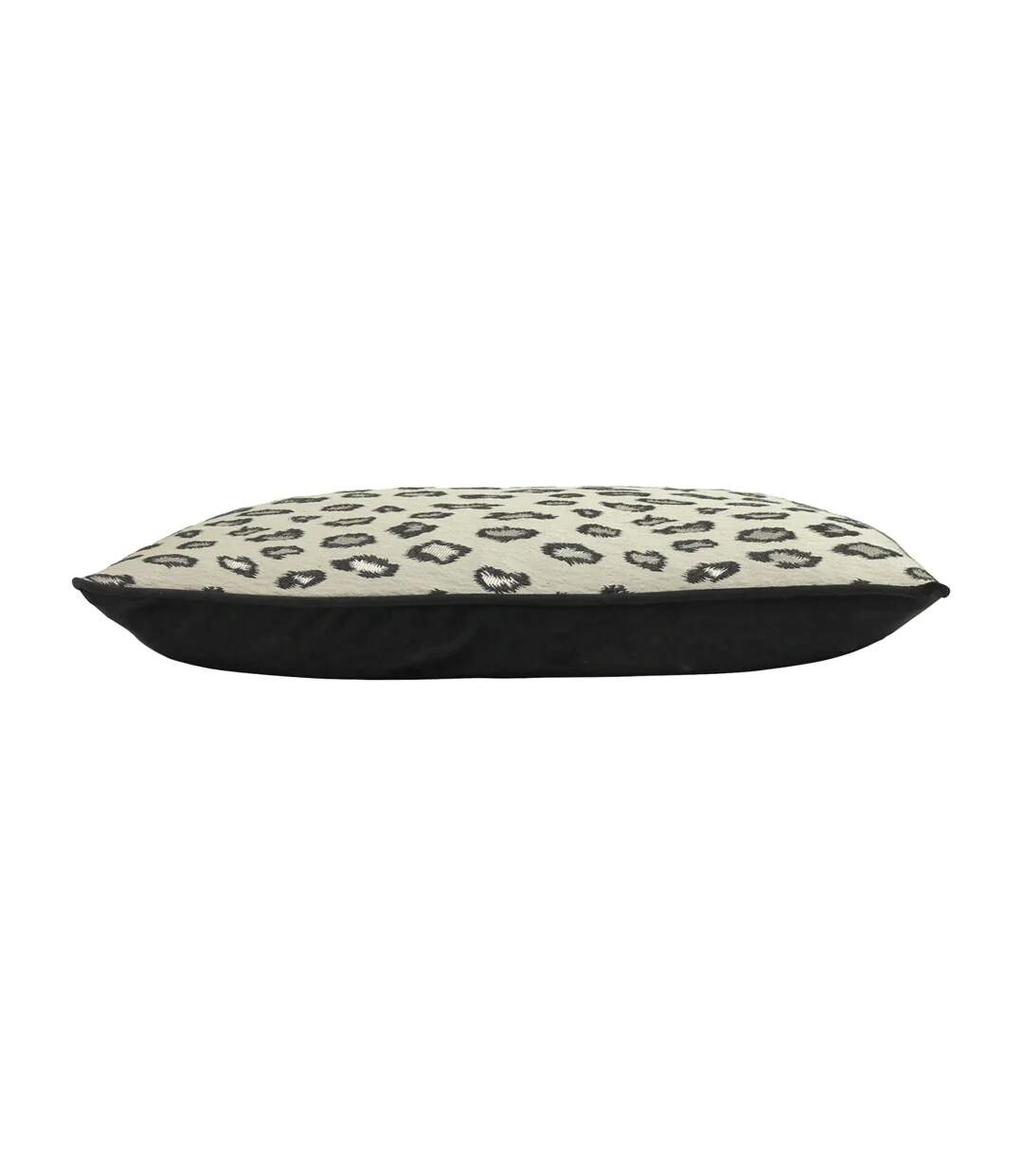 Faline jacquard leopard print cushion cover one size bronze Kai-3