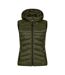 Womens/ladies idaho body warmer fog green Clique-1