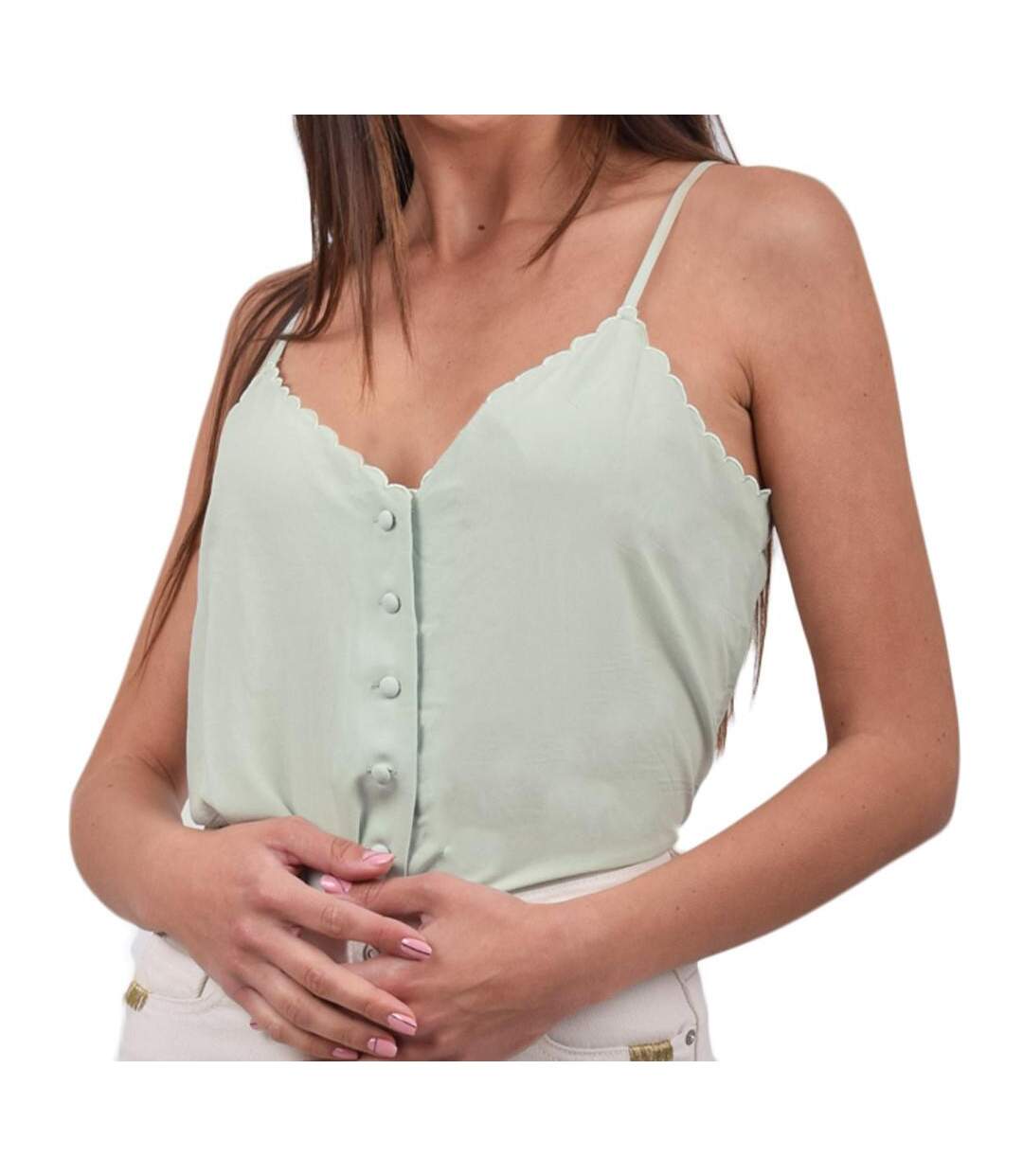 Débardeur Vert Femme Superdry Cami - XS-1