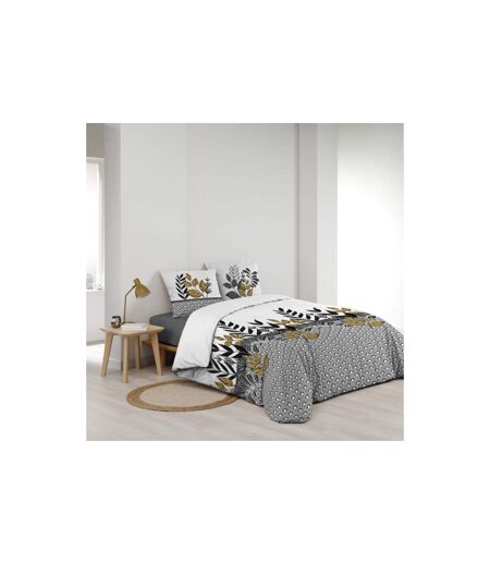 Parure de Lit 3 Pièces Catalia 240x220cm Gris