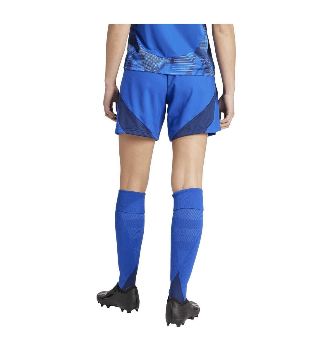 Short De Foot Motif/style Logo Tiro Competition Femme Bleu Roi Adidas-3