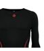 Mens A200 Back Print Compression Shirt Black Skins-3