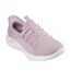 Womens/ladies Sport Ballet Chic Relaxed Fit Trainers Light Mauve Skechers-1
