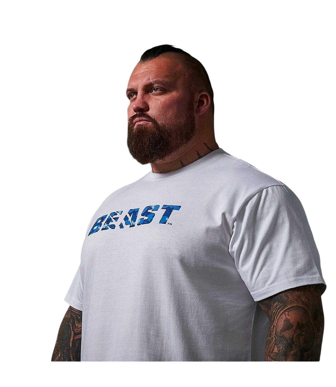 Mens Core Camo T-shirt White BEAST-4