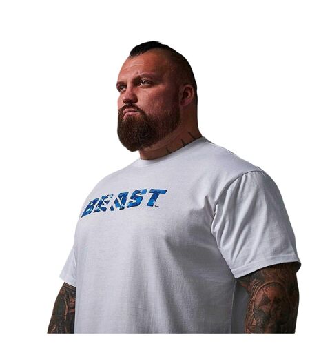 Mens Core Camo T-shirt White BEAST