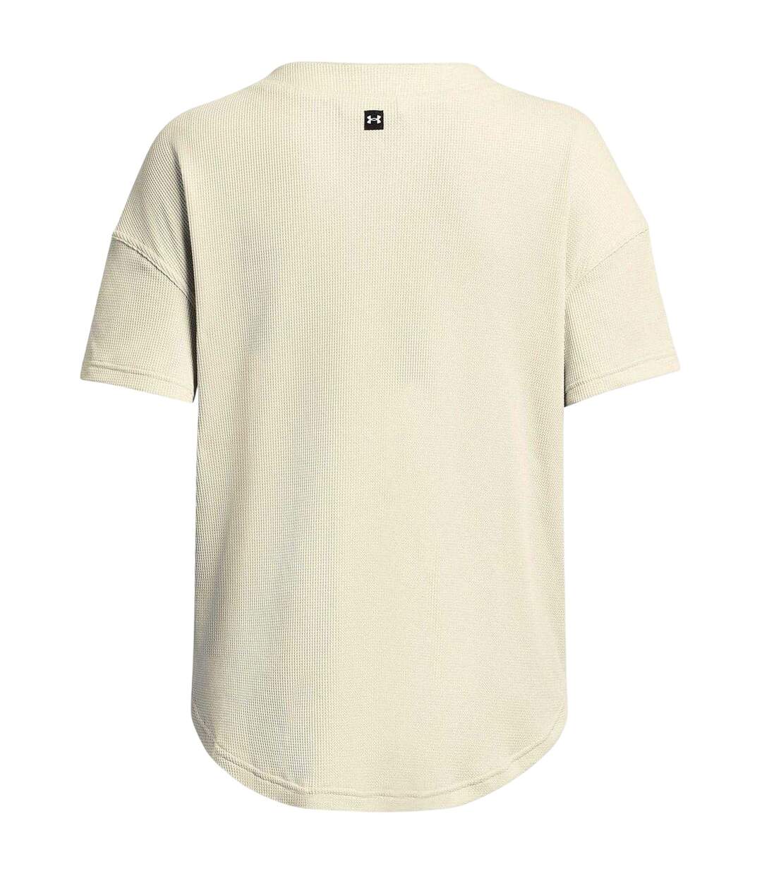 Womens/ladies Project Rock Easy Go Shirt Beige Under Armour-3