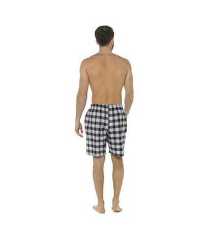 Foxbury Mens Checked Lounge Shorts (Pack Of 2) ()