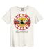 Amplified Unisex Adult Vintage Bullet Guns N Roses T-Shirt (Vintage White) - UTGD125