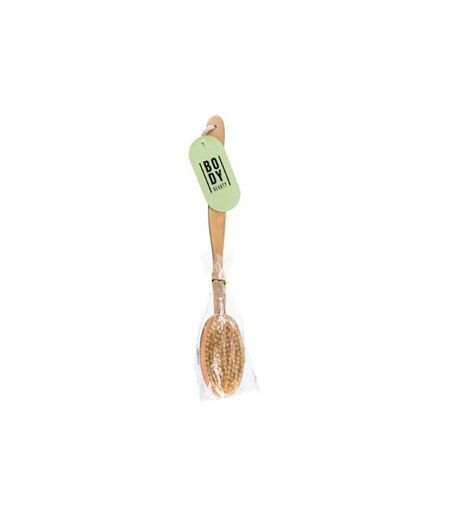 Brosse à Dos en Bois Détachable 43cm Naturel