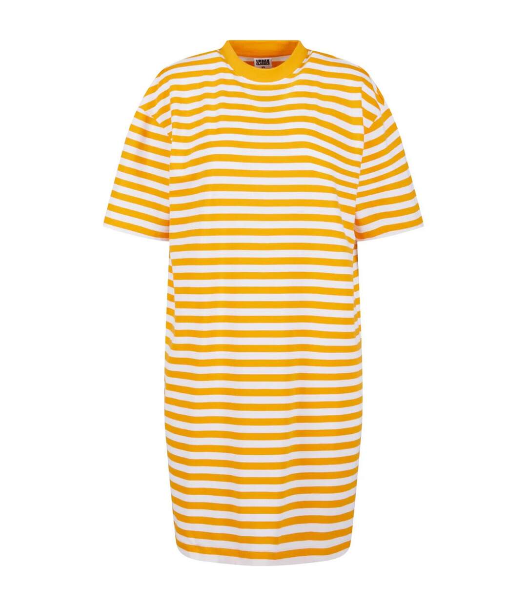 Robe T-shirt Motif/style Rayé Femme Blanc Mangue Urban Classics-2