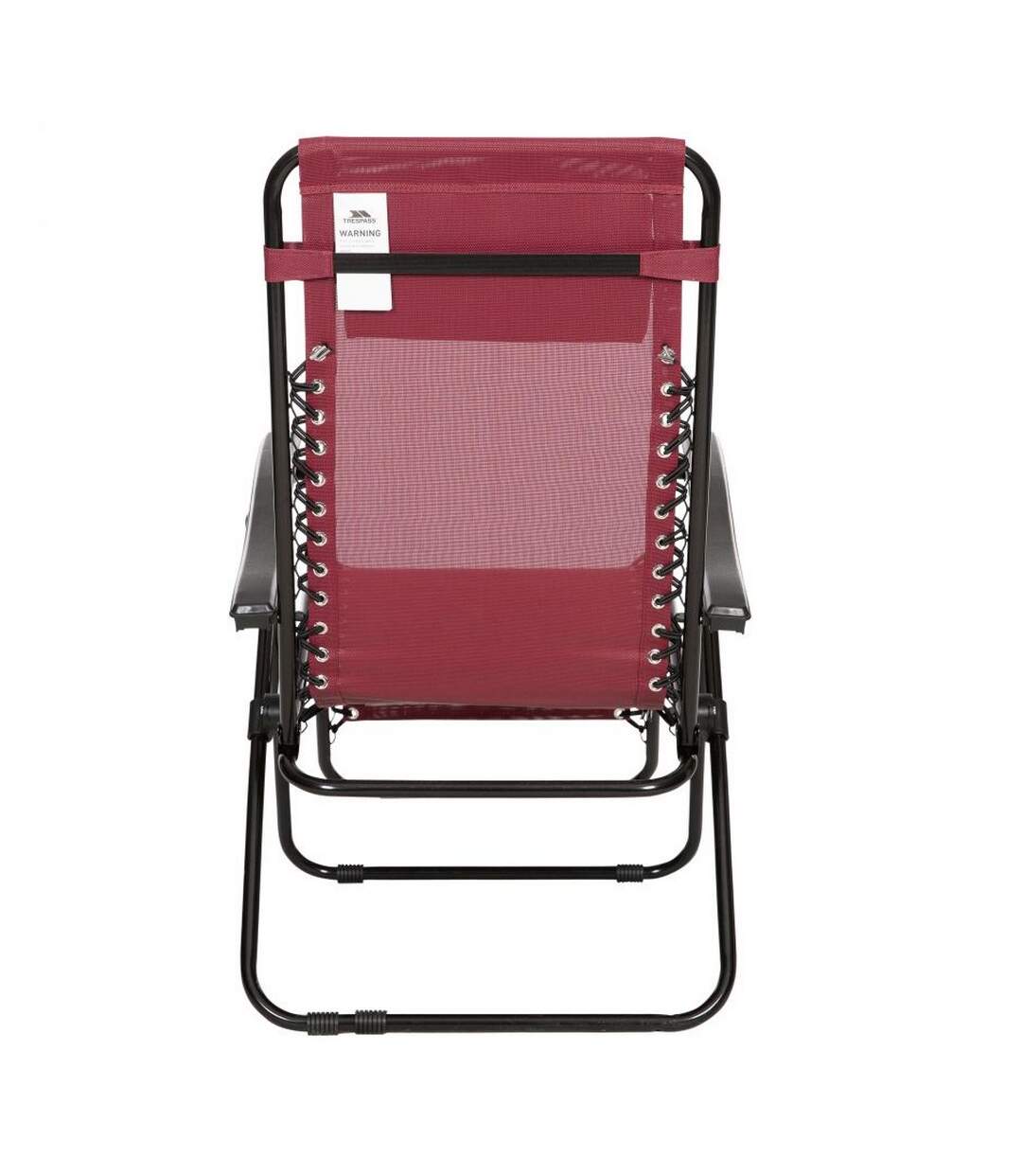 Glenesk folding garden chair one size maroon Trespass