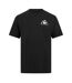 T-shirt Motif/style Logo Sur Poitrine Adulte Noir Blanc Vans-1