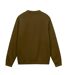 Mens Box Logo Cotton Crew Neck Straight Sweatshirt Dark Olive Napapijri-3