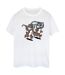 Disney Femme/Les femmes Chip 'n Dale Glasses Cotton Boyfriend T-Shirt (Blanc) - UTBI18719-1