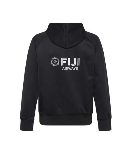 Unisex adult fiji rugby hoodie black Umbro
