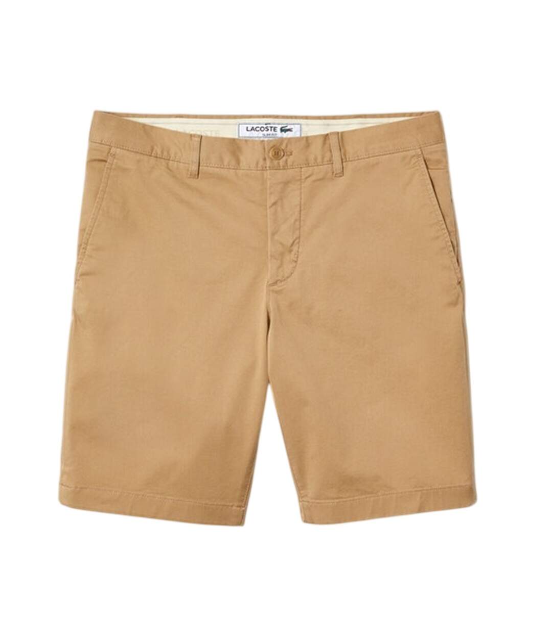 Mens Gabardine Slim Shorts Beige Lacoste-2