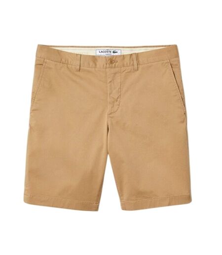 Mens Gabardine Slim Shorts Beige Lacoste