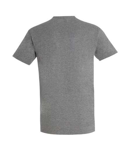 T-shirt manches courtes imperial homme gris chiné SOLS