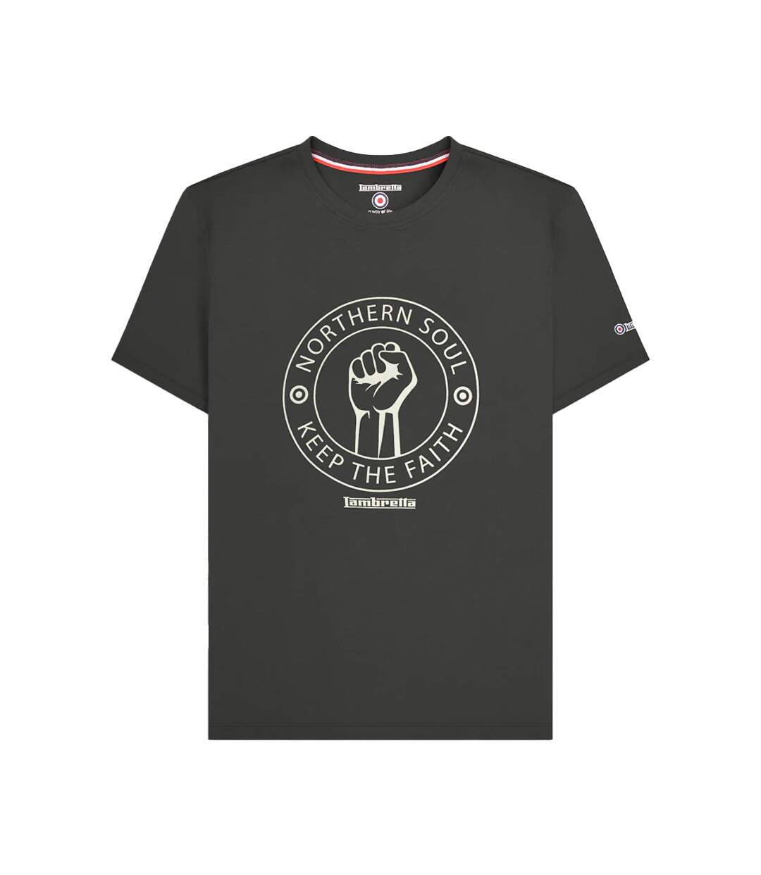 T-shirt Northern Soul Homme Gris Lambretta-1