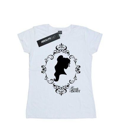 Disney Princess - T-shirt BELLE SILHOUETTE - Femme (Blanc) - UTBI36813