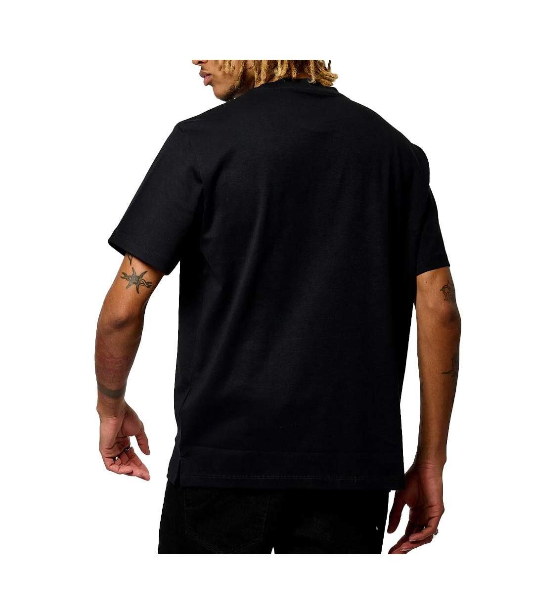 T-shirt noir homme kaporal theom-2