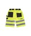 Short Cargo Homme Jaune Fluo SAFE-GUARD By Result-2
