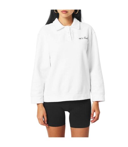 Polo Sweat Femme Blanc 4th & Reckless