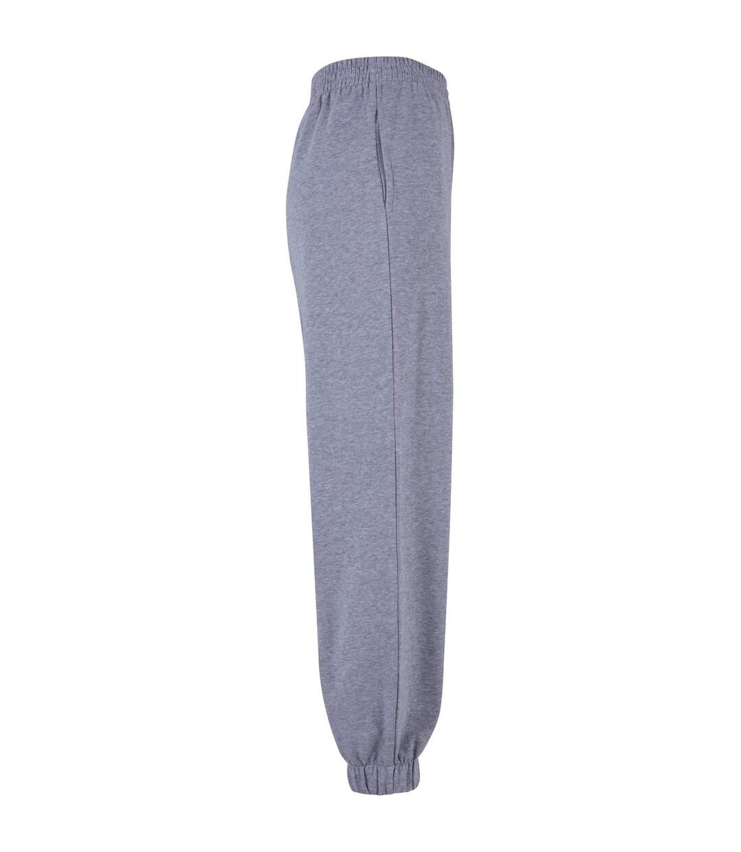 Pantalon De Jogging Femme Gris Chiné Build Your Brand-3