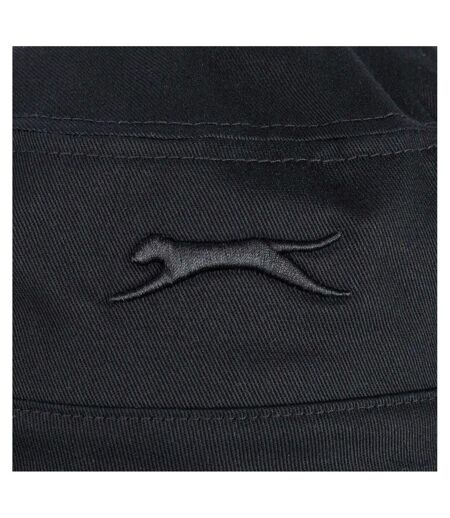 Bob Motif/style Logo Brodé Adulte Noir Slazenger