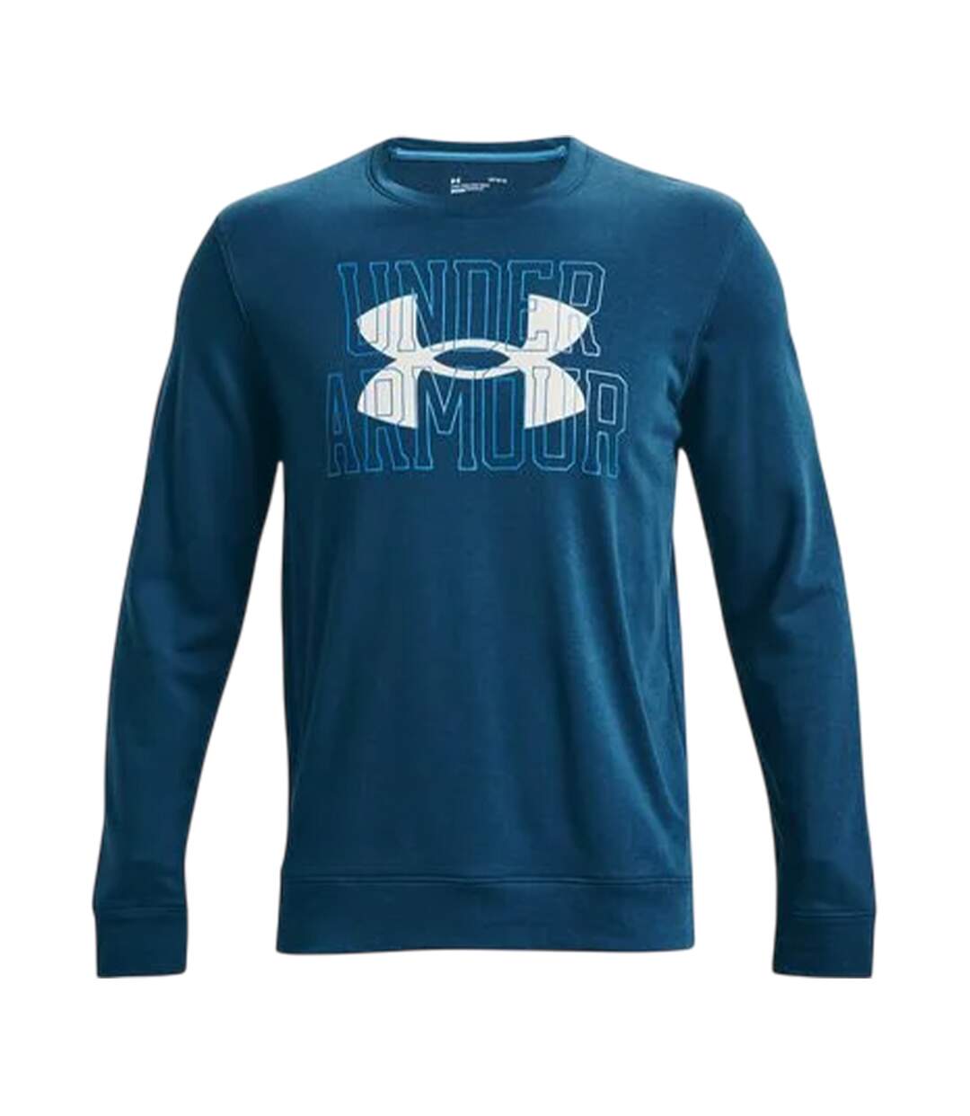 Sweat Rival Terry Homme Bleu Under Armour-2
