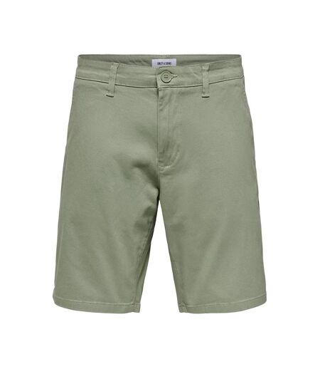 Short Chino Vert Homme ONLY & SONS 22018237 - M