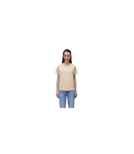 Womens/ladies Clarao Regular T-shirt Desert Napapijri