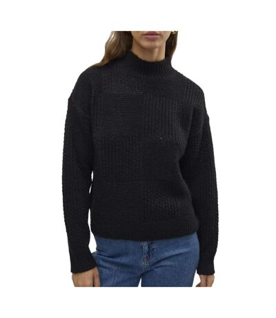 Pull noir femme vero moda moon - l