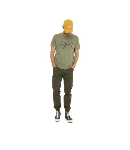 T-shirt homme col V en coton avec logo Tyron Vondutch