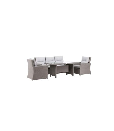 Salon de Jardin Brentwood 186cm Gris