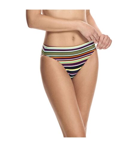 Women's high leg bikini bottom W231055