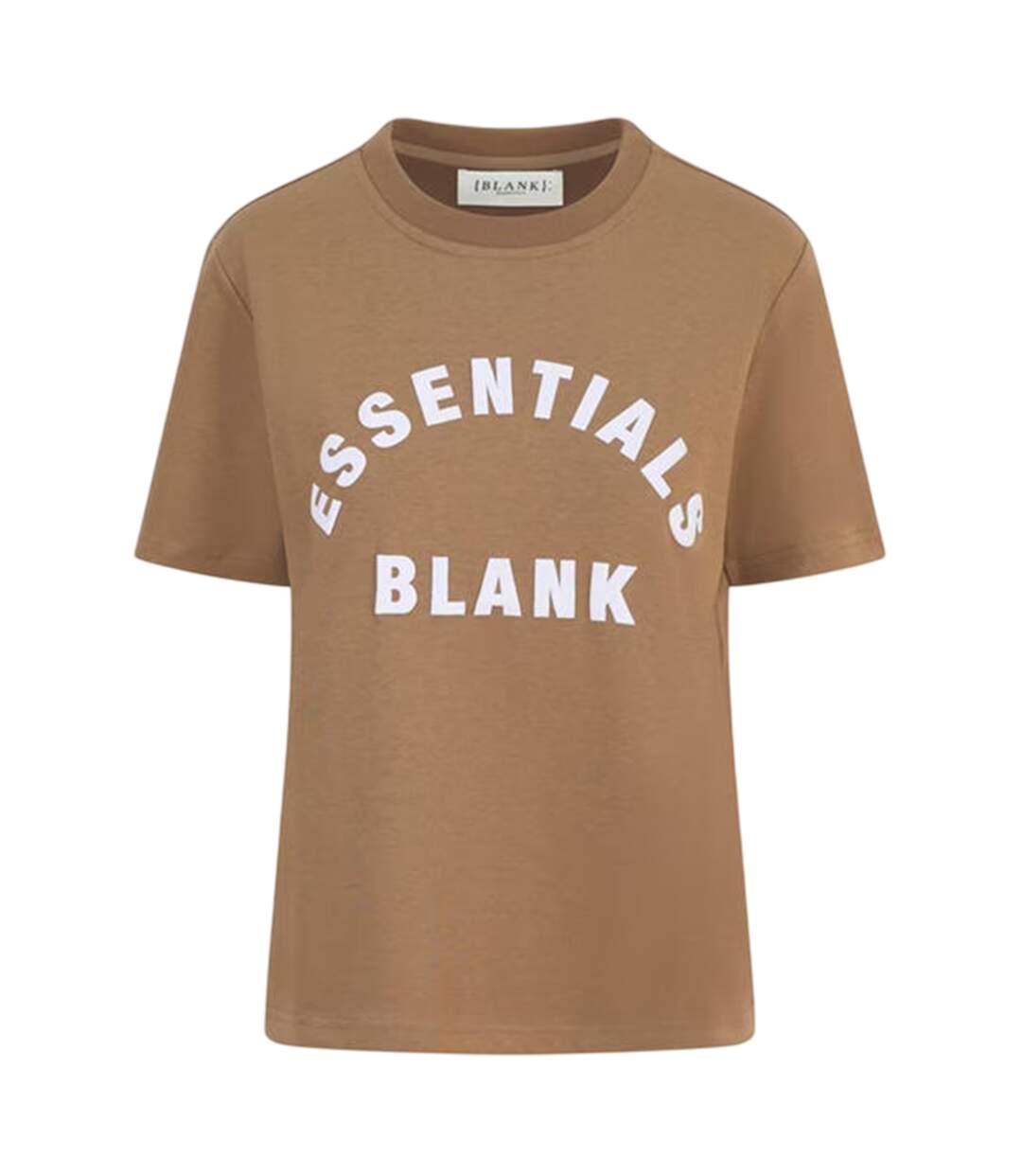 Womens/ladies Oversized Boyfriend T-shirt Mocha Blank Essentials-1