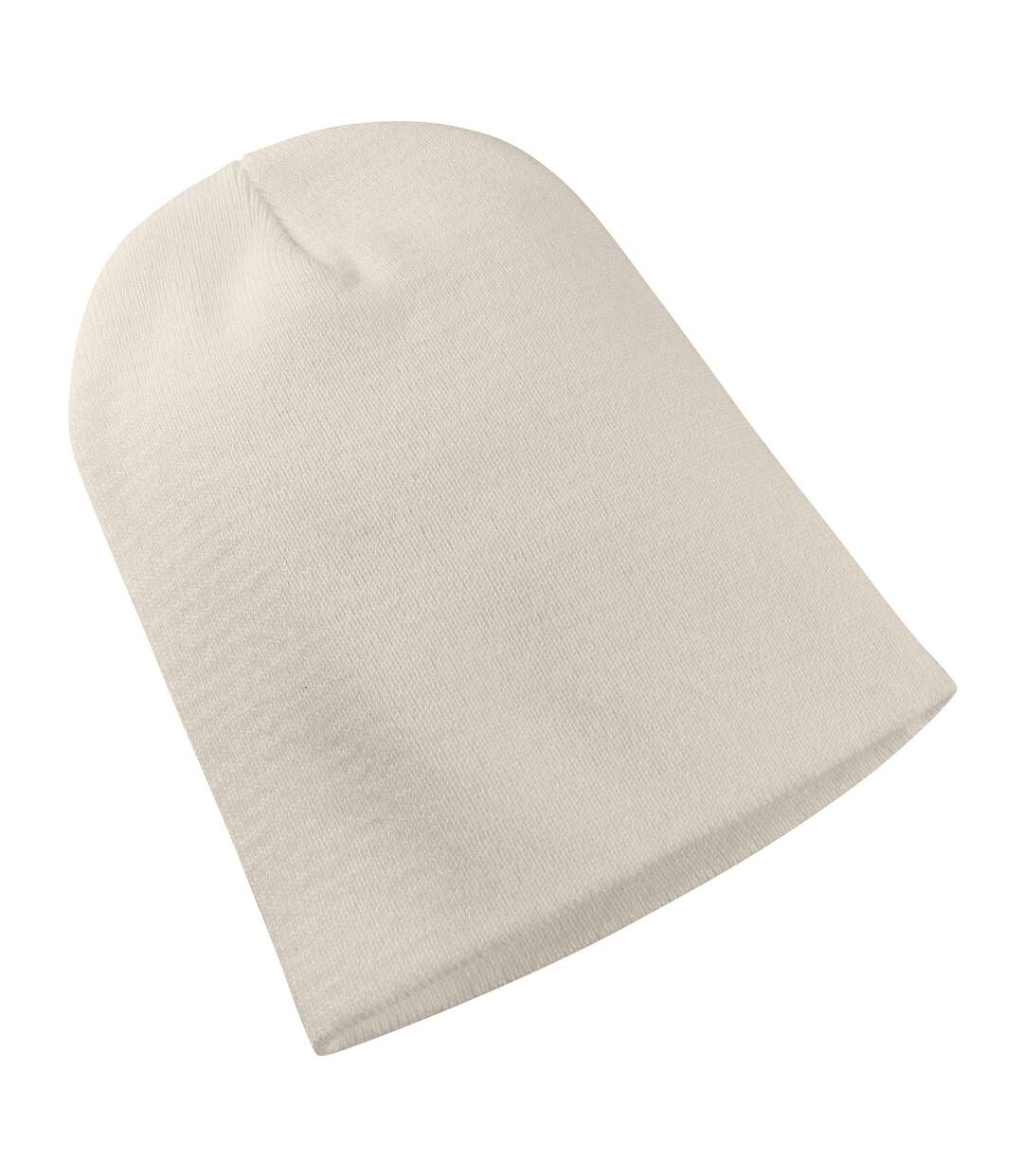 Bonnet épais long adulte unisexe blanc sable Yupoong