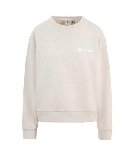 Sweat Motif/style Logo Authentic Femme Sable Rose London