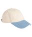 Casquette De Baseball Motif/style Rétro Adulte Naturel Vieux Bleu Clair Beechfield-1