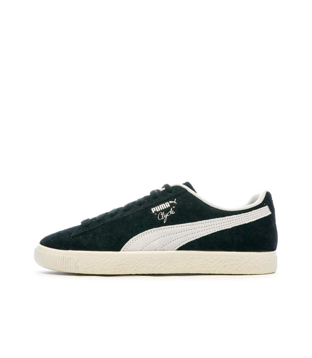 Baskets noires homme puma clyde teasel-1