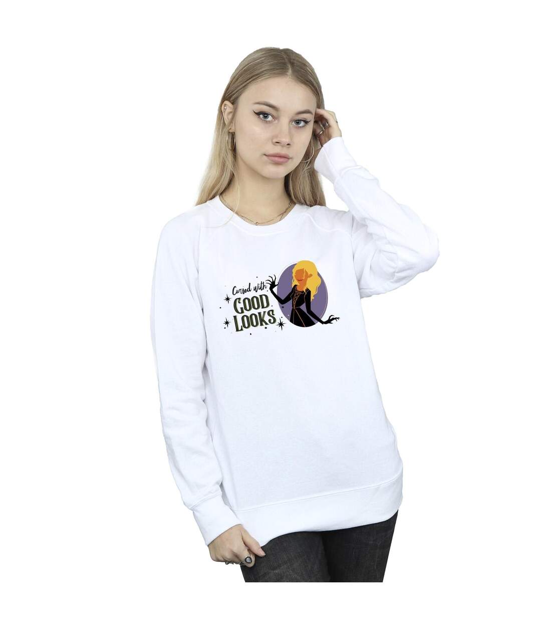 Disney - Sweat HOCUS POCUS CURSED SARAH - Femme (Blanc) - UTBI15618-2