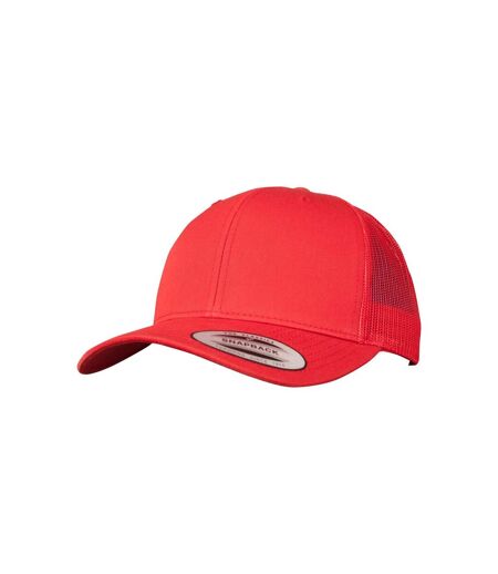 Casquette Trucker Retro Adulte Rouge Flexfit