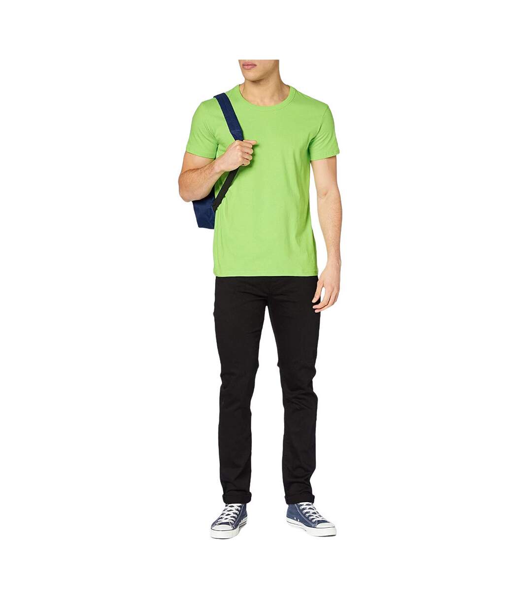 T-shirt col rond stars ben homme vert Stedman