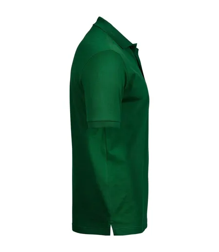 Mens Luxury Stretch Polo Shirt Forest Green Tee Jays