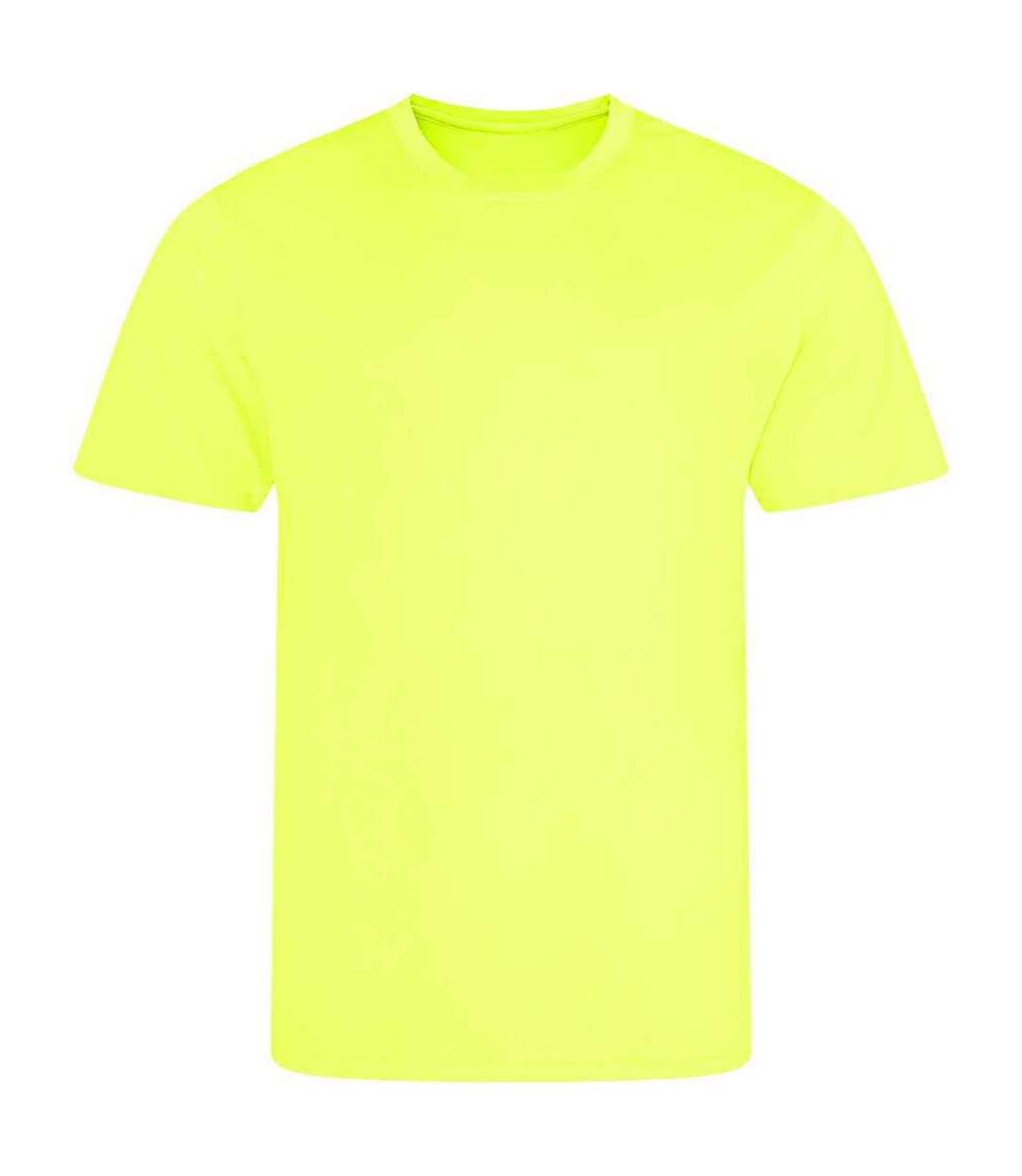 Mens t-shirt electric yellow AWDis Cool