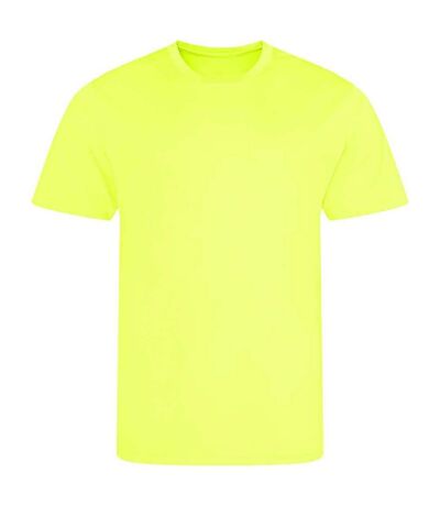 Mens t-shirt electric yellow AWDis Cool